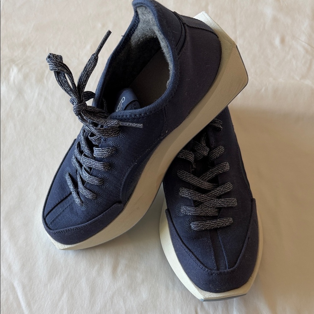 Allbirds Dark Blue Sneakers with Light Soles